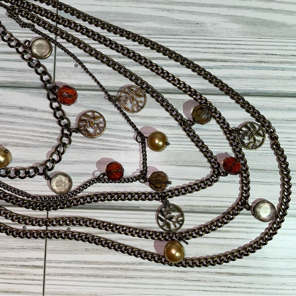 Lia Sophia layered bohemian necklace - Picture 3 of 3